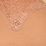 High Neck Lace Bralette w/Double Strap Detail