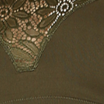 High Neck Lace Bralette w/Double Strap Detail