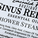 Sinus Relief Shower Steamer.