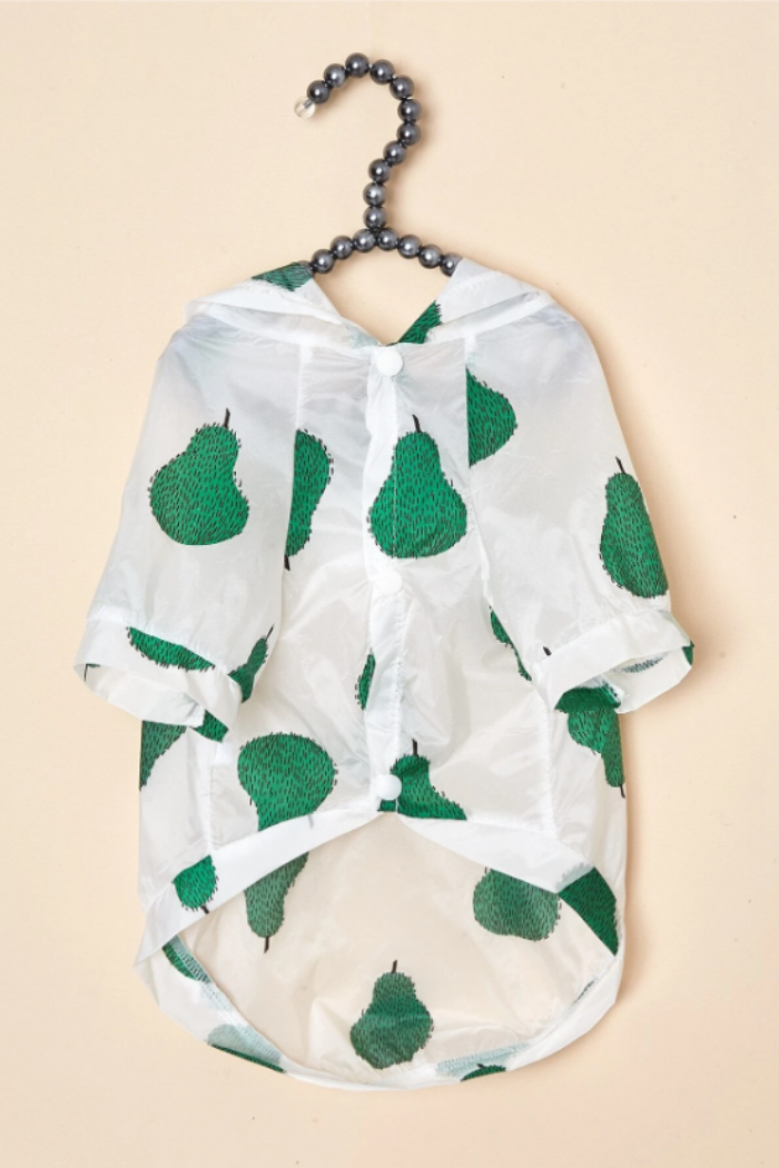 Fruit Print Sun Protection Pet Shirt.