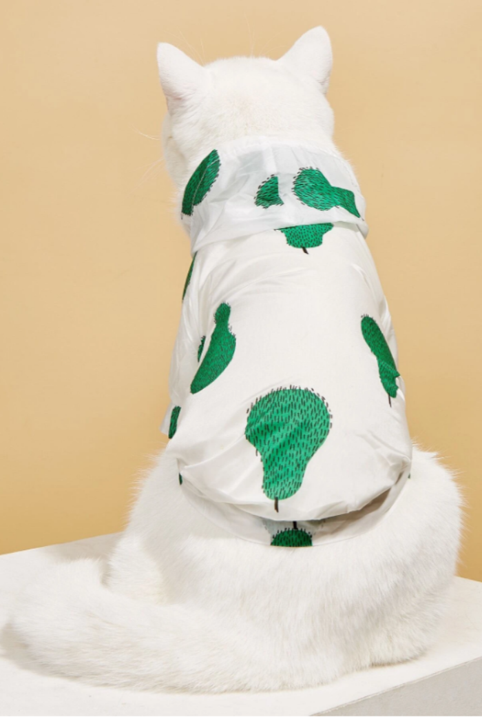 Fruit Print Sun Protection Pet Shirt.
