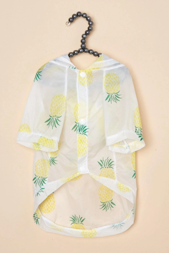Fruit Print Sun Protection Pet Shirt.