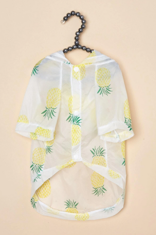 Fruit Print Sun Protection Pet Shirt