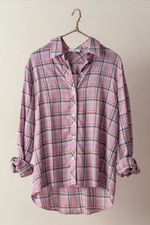 Plaid Checkered Button Shirt