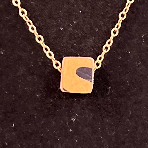 Cruiser Ski Necklace - Gold Plated