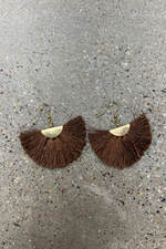 Tassel Earrings w/Gold Hardware
