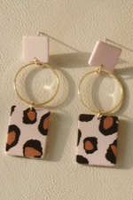 Favorite Charm Clay Statement Earrings