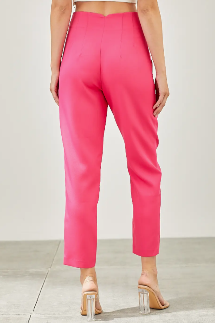 Pink High Waisted Pants