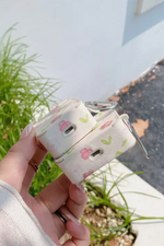 AirPods Cute Pink Flower Case For Apple Airpods 1/2 Pro