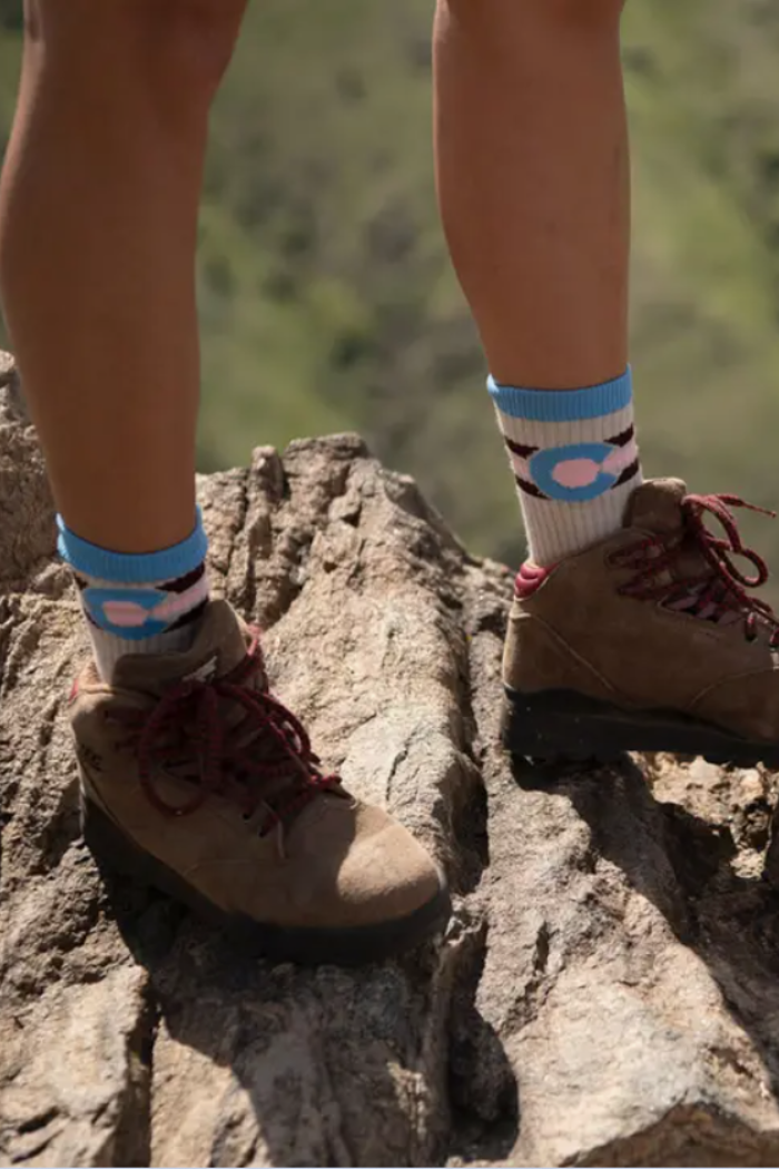 Socks - The Maroon Bells Colorado Flag Wool