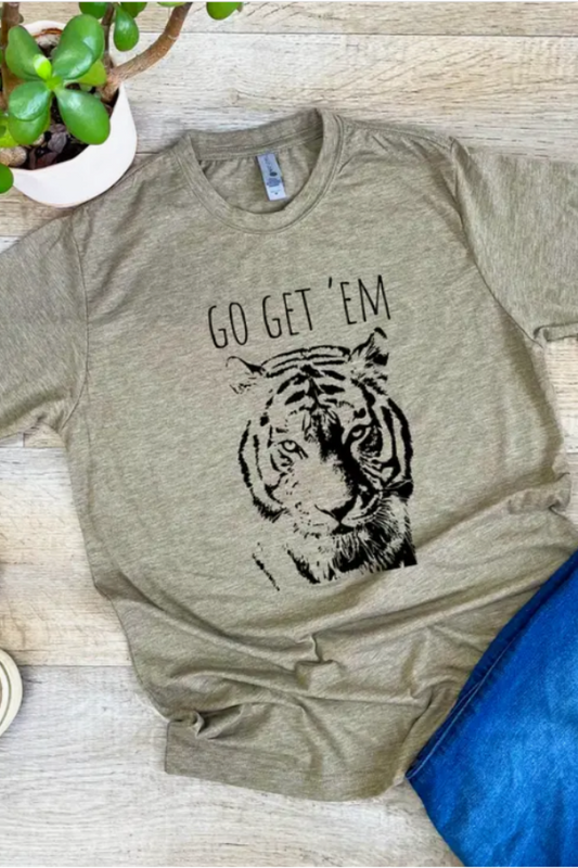 Go Get 'Em Tiger - Unisex Tee.