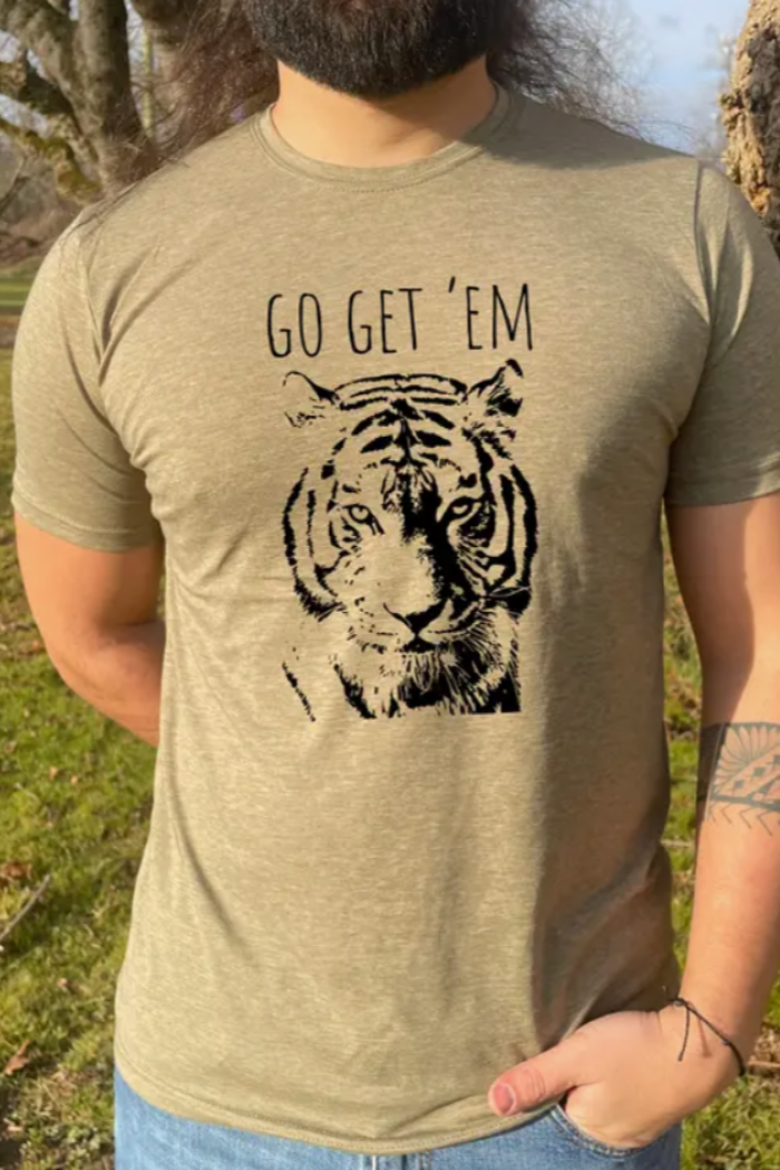 Go Get 'Em Tiger - Unisex Tee.