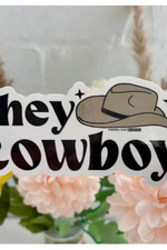 Hey Cowboy - Stickers - Western, Southern