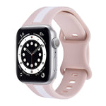 Apple Watch Silicone Band w/Bee Charm Stud