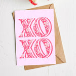 XOXO Valentine's/Anniversary Day Card