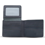 Genuine Leather Wallet for Men w/Flap out ID Window