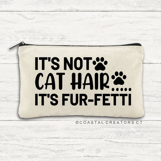 Cat Hair Fur-Fetti Canvas Bag.