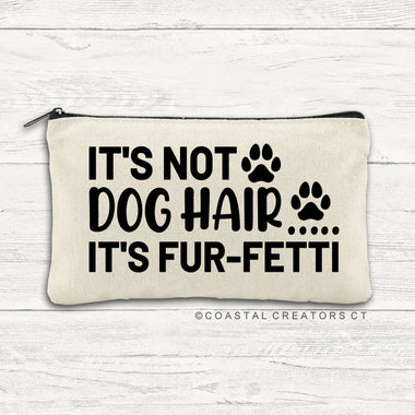Dog Hair Fur-Fetti Canvas Bag.